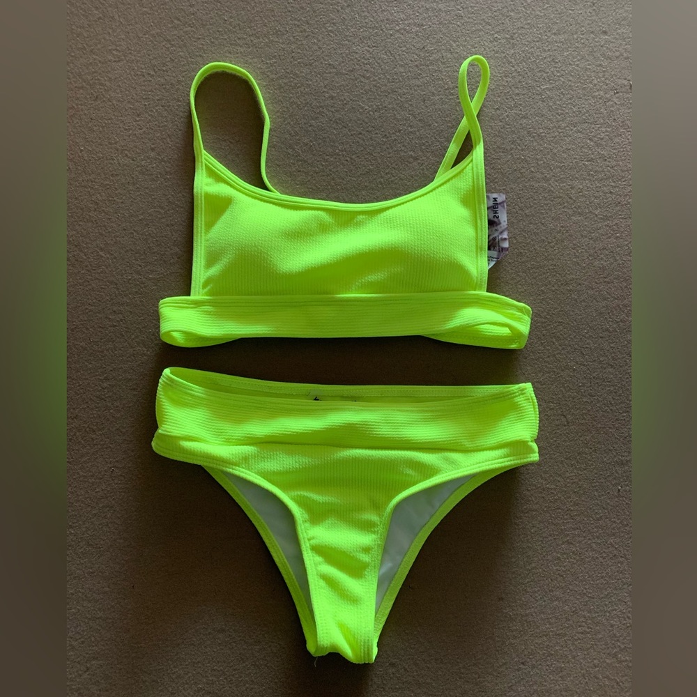 Never worn SHEIN neon swim suit